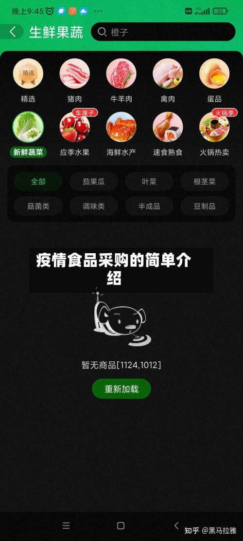 疫情食品采购的简单介绍