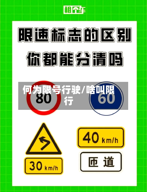何为限号行驶/啥叫限行