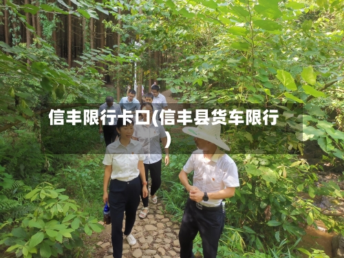 信丰限行卡口(信丰县货车限行)