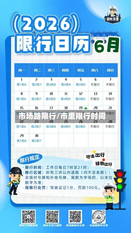 市场路限行/市里限行时间-第3张图片