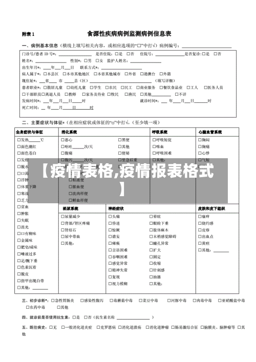 【疫情表格,疫情报表格式】-第2张图片