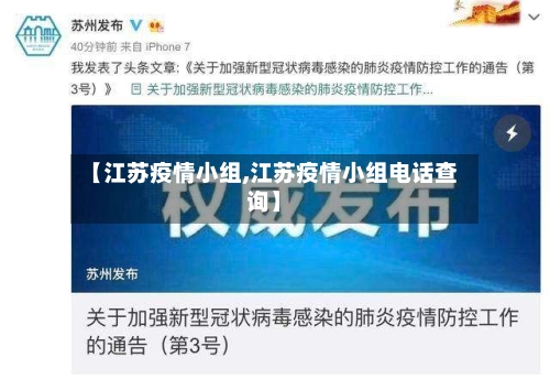 【江苏疫情小组,江苏疫情小组电话查询】