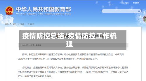 疫情防控总结/疫情防控工作梳理-第1张图片